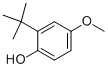 Structure of 3-TERT-BUTYL-4-HYDROXYANISOLE