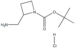 1-Boc-(2-Aminomethyl)azetidine hydrochloride结构式