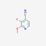 3-fluoro-2-methoxypyridine-4-carbonitrile结构式