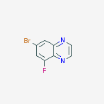 Structure of 7-bromo-5-fluoroquinoxaline