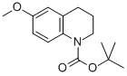 TERT-BUTYL 6-METHOXY-3,4-DIHYDROQUINOLINE-1(2H)-CARBOXYLATE结构式