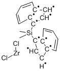 Structure of rac-Dimethylsilylbis(1-indenyl)zirconium dichloride