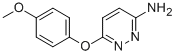 Structure of 3-Pyridazinamine, 6-(4-methoxyphenoxy)-