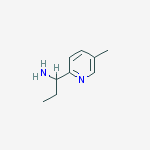 Structure of 1-(5-methyl-2-pyridinyl)-1-propanamine(SALTDATA: 2HCl)