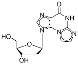 Structure of N(2),3-ethenodeoxyguanosine