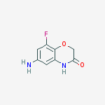 Structure of 6-amino-8-fluoro-2H-1,4-benzoxazin-3(4H)-one(SALTDATA: HCl)