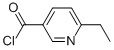 Structure of 3-Pyridinecarbonylchloride, 6-ethyl-