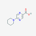 Structure of 5-piperidin-1-ylpyrazine-2-carboxylic Acid