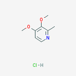 Structure of 3,4-DIMETHOXY-2-METHYLPYRIDINE HYDROCHLORIDE