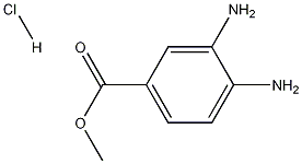 Structure of 3,4-Diaminobenzoic Acid Methyl Ester Hydrochloride