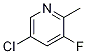 Structure of 5-Chloro-3-Fluoro-2-Methylpyridine