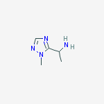 1-(1-methyl-1H-1,2,4-triazol-5-yl)ethanamine(SALTDATA: FREE)结构式