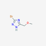 Structure of 5-BROMO-3-(METHOXYMETHYL)-1H-1,2,4-TRIAZOLE, 95%