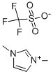 Structure of 1,3-DIMETHYL-IMIDAZOLIUM TRIFLUORMETHASULFONATE