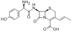 Structure of Cefprozil hydrate
