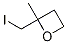 Structure of 2-methyl-2-iodomethyloxetane