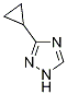 Structure of 3-cyclopropyl-1H-1,2,4-triazole(SALTDATA: FREE)