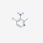 Structure of 4-chloro-2-methylpyridin-3-amine