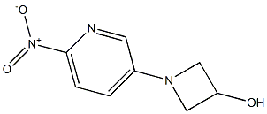 1-(6-nitro-pyridin-3-yl)-azetidin-3-ol结构式