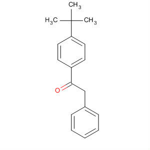 Structure of Ethanone, 1-[4-(1,1-dimethylethyl)phenyl]-2-phenyl-