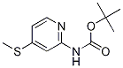 Structure of tert-Butyl 4-(methylthio)pyridin-2-ylcarbamate