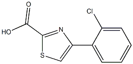 Structure of 4-(2-Chloro-phenyl)-thiazole-2-carboxylic acid
