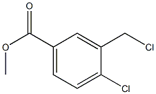 Methyl 4-chloro-3-(chloromethyl)benzoate结构式