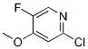Structure of 2-chloro-5-fluoro-4-methoxypyridine