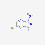 Structure of 6-BROMO-1H-PYRAZOLO[4,3-B]PYRIDIN-3-AMINE