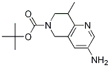 Structure of tert-butyl 3-aMino-8-Methyl-7,8-dihydro-1,6-naphthyridine-6(5H)-carboxylate