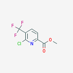 Structure of methyl 6-chloro-5-(trifluoromethyl)picolinate