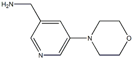 Structure of (5-Morpholinopyridin-3-yl)MethanaMine