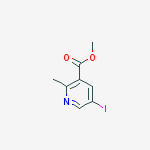 Structure of 5-iodo-2-methylnicotinic acid methyl ester