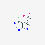 Structure of 4-chloro-5-(trifluoromethyl)-7h-pyrrolo[2,3-d]pyrimidine