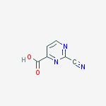 Structure of 2-cyano-4-Pyrimidinecarboxylic acid