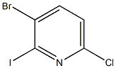3-BroMo-6-chloro-2-iodo-pyridine结构式
