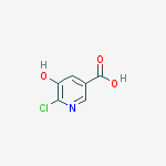 Structure of 6-CHLORO-5-HYDROXYPYRIDIN-3-CARBOXYLIC ACID