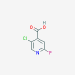 Structure of 5-Chloro-2-fluoro-4-carboxypyridine