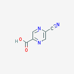 Structure of 5-Cyanopyrazine-2-carboxylic acid