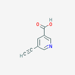 Structure of 5-Ethynyl-3-pyridinecarboxylic acid