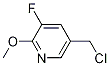 5-ChloroMethyl-3-fluoro-2-Methoxy-pyridine结构式
