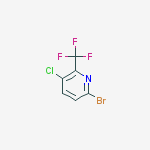 Structure of 6-bromo-3-chloro-2-(trifluoromethyl)pyridine