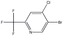 Structure of 5-BroMo-4-chloro-2-(trifluoroMethyl)pyridine
