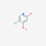 Structure of 5-chloro-2-fluoro-4-methoxypyridine