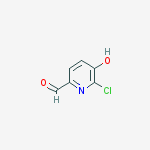 Structure of 6-chloro-5-hydroxypyridine-2-carbaldehyde