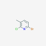 Structure of 6-bromo-2-chloro-3-methylpyridine