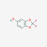 Structure of 2,2-difluoro-1,3-benzodioxol-5-ol