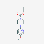 tert-butyl 4-(5-hydroxypyridin-2-yl)piperazine-1-carboxylate结构式