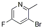 Structure of 3-BroMo-5-fluoro-2-Methyl-pyridine