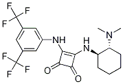 3-[[3,5-bis(trifluoroMethyl)phenyl]aMino]-4-[[(1R,2R)-2-(diMethylaMino)cyclohexyl]aMino]--Cyclobutene-1,2-dione结构式